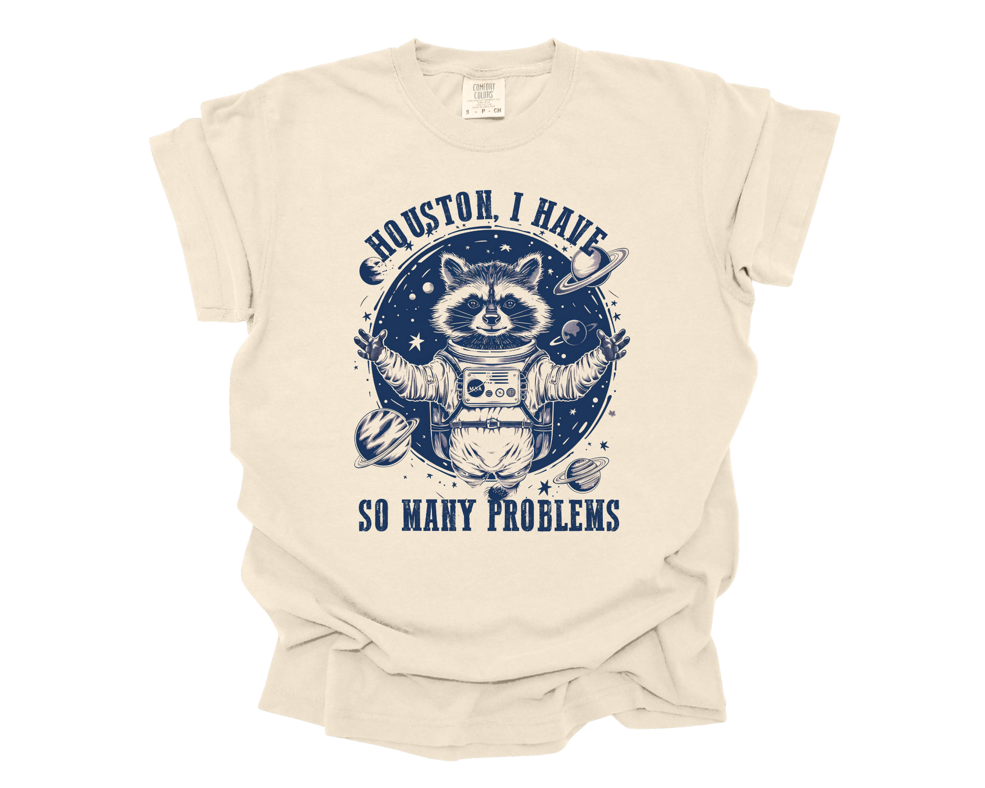 Wholesale So many problems Graphic Tee - CC Ivory Tee