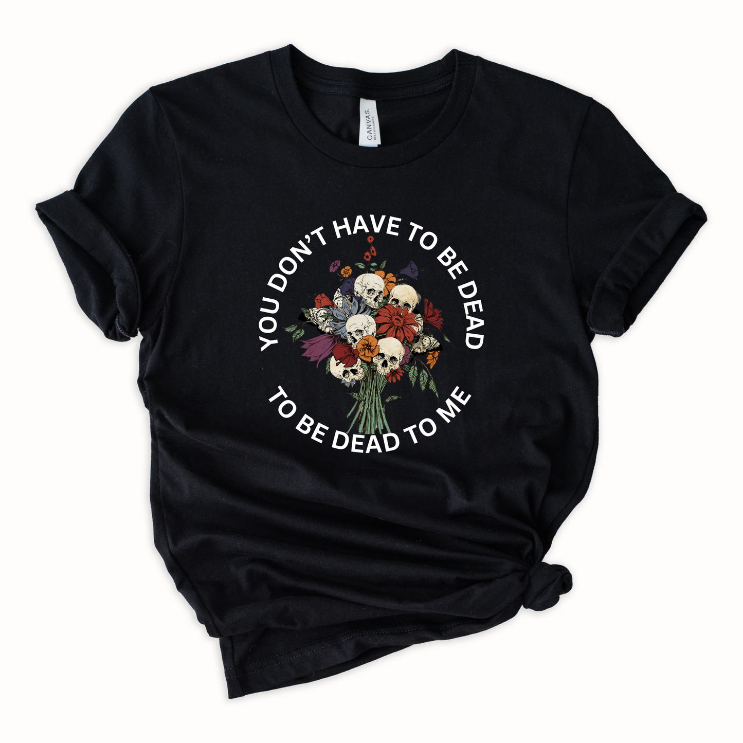 Wholesale Dead to me Graphic Tee - Maroon