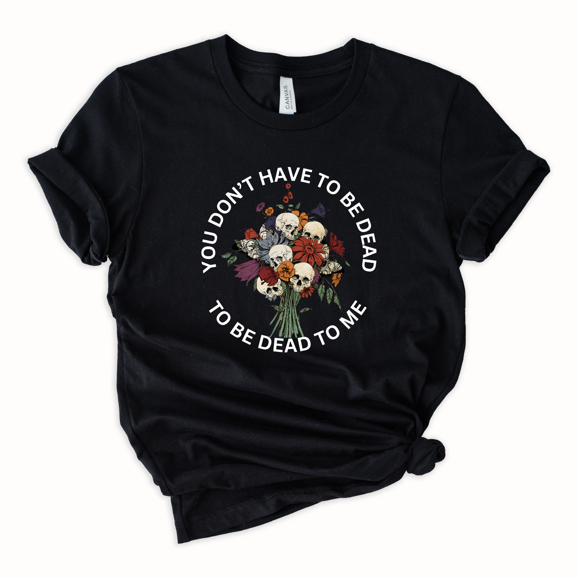 Wholesale Dead to me Graphic Tee - Maroon