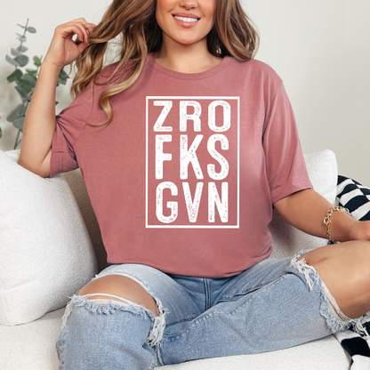 Wholesale Zero Graphic Tee - Mauve Tee