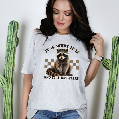 Wholesale It is not great Graphic Tee - Ash Tee