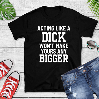 Wholesale Acting like a dick - Black Sweatshirt