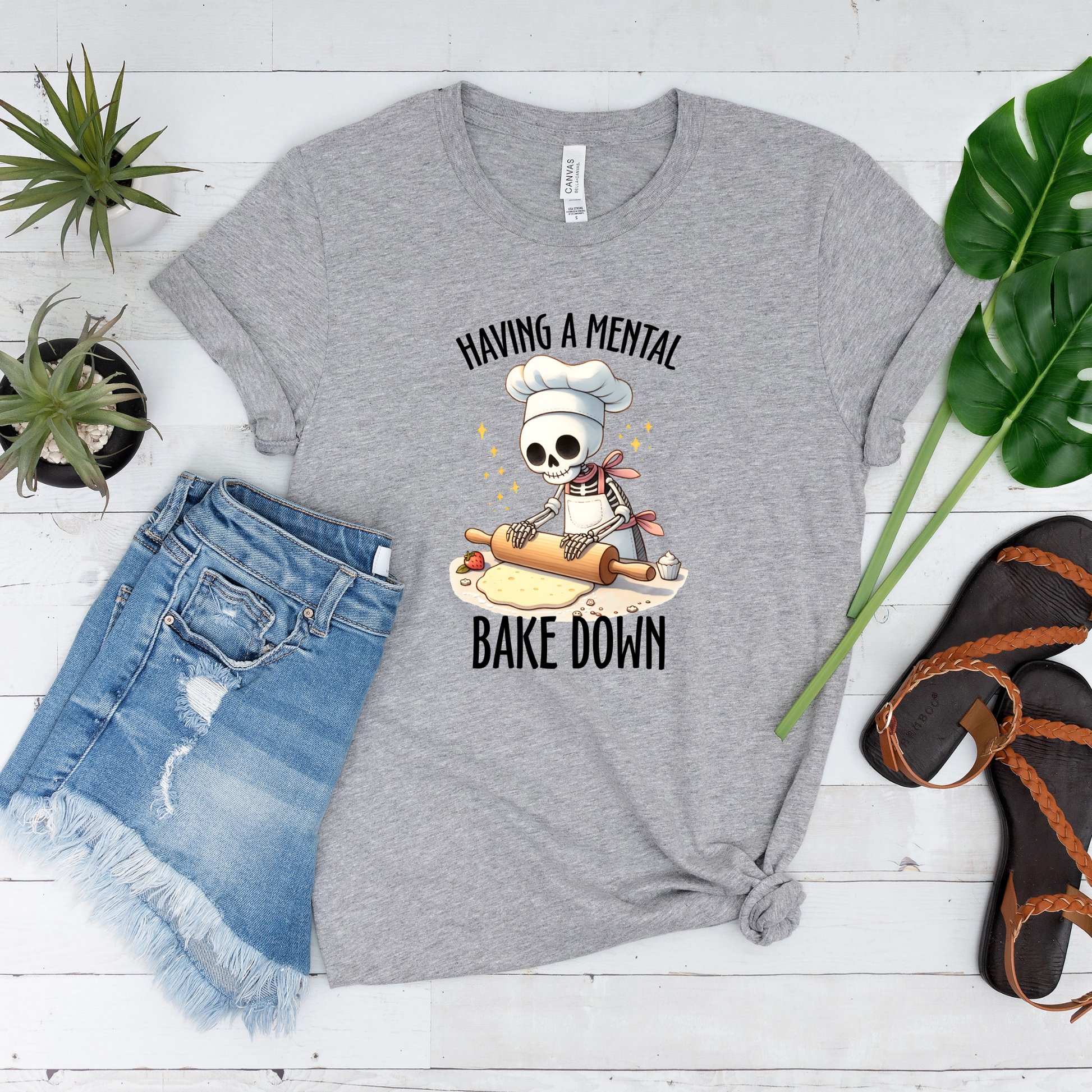 Wholesale Mental Bake down Graphic Tee - Natural Tee