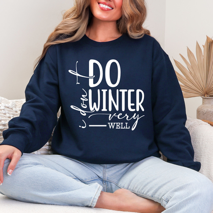 Wholesale Don't Do Winter Sweatshirt - Navy Sweatshirt