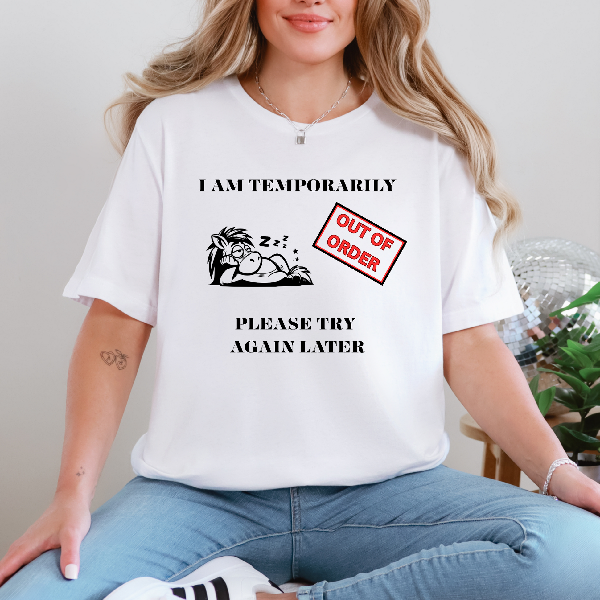 Wholesale Out of Order Graphic Tee - White Tee