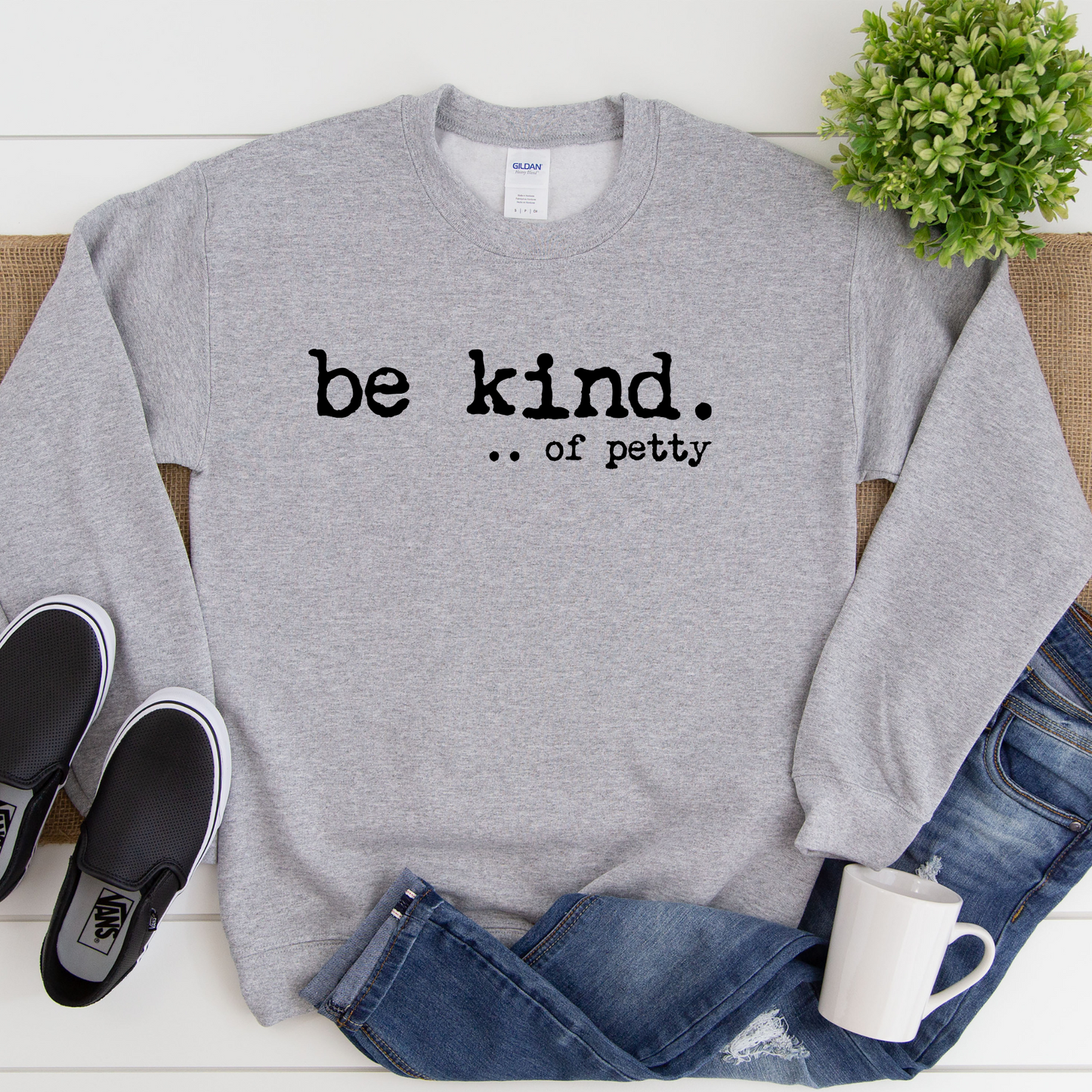 Wholesale Kind of Petty Graphic Tee - Grey Tee