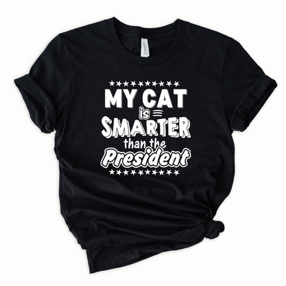 Wholesale My Cat is Smarter Graphic Tee - Blue