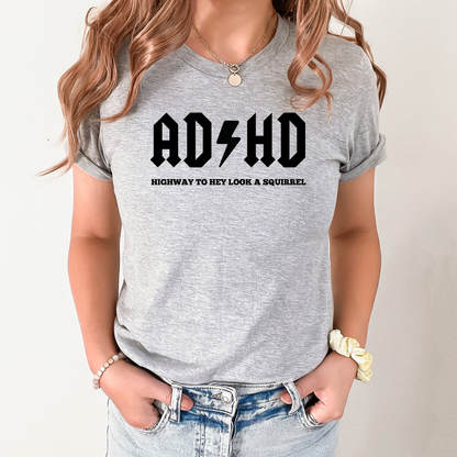 Wholesale ADHD Highway Graphic Tee - Royal Tee