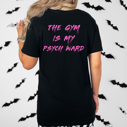 Wholesale The Gym Is My Psych Ward Graphic Tee - White