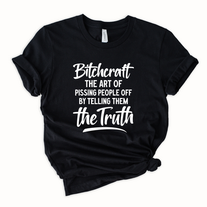 Wholesale Bitchcraft Graphic Tee - Black Tee