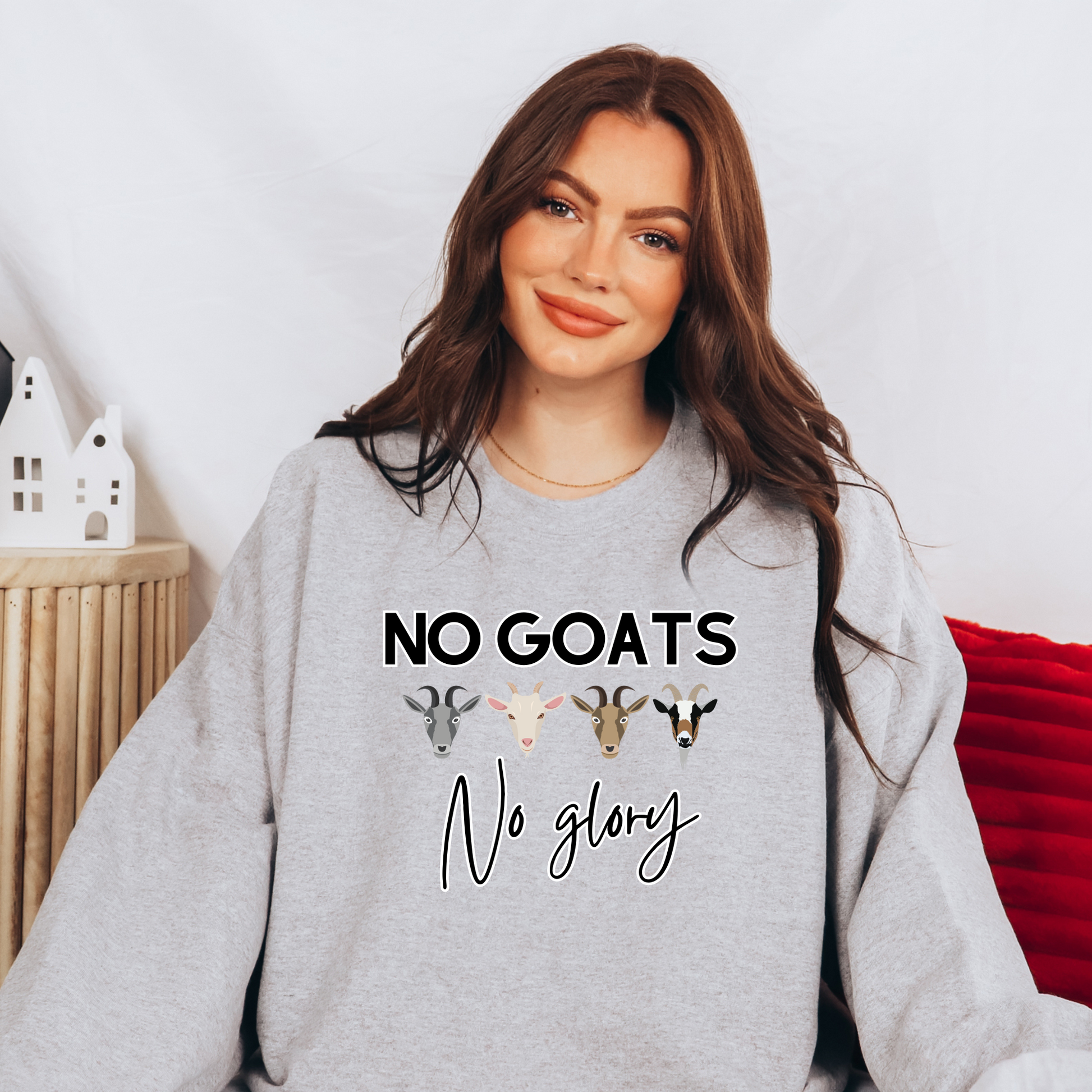 Wholesale No Goats No Glory - Black Sweatshirt