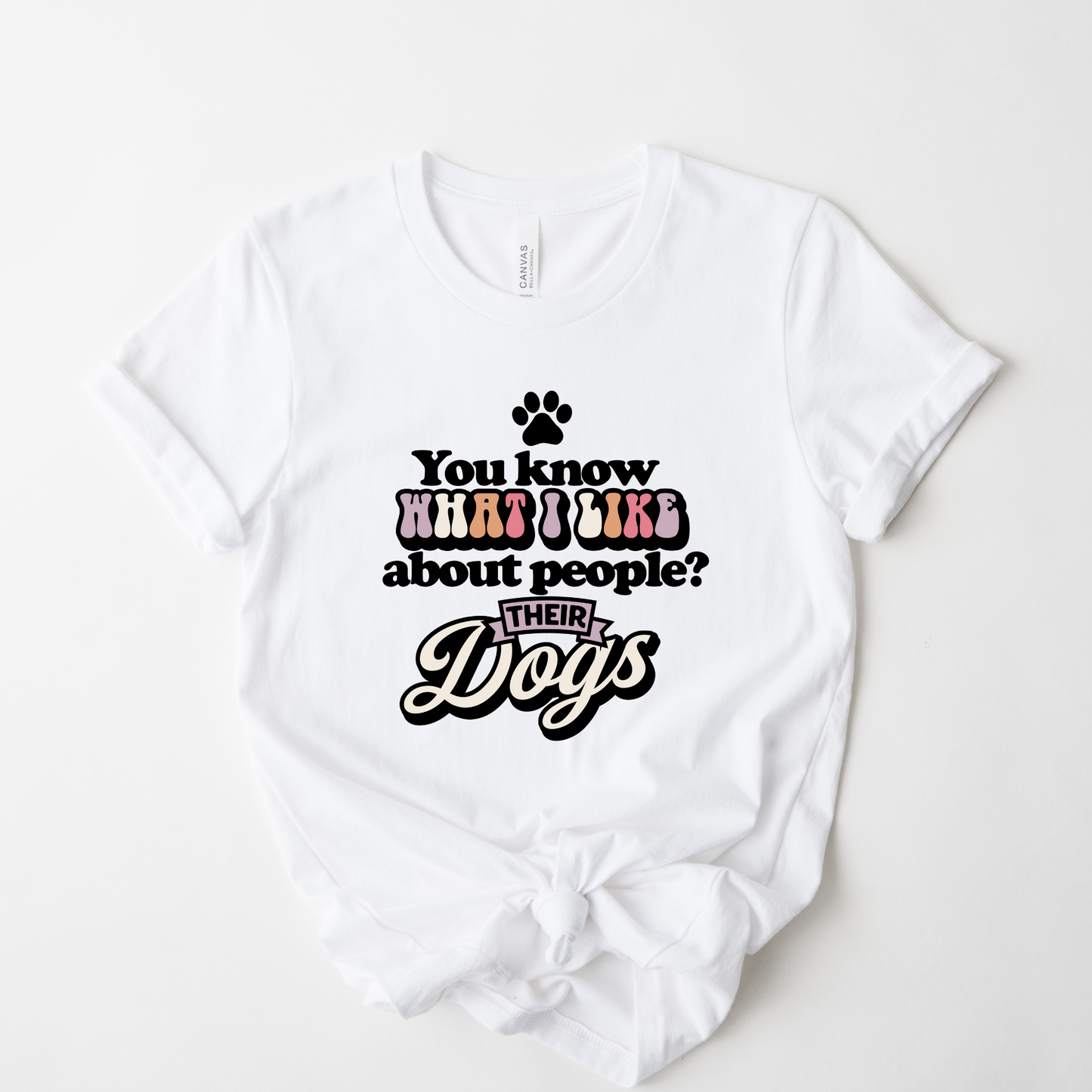 Wholesale Their Dogs Graphic Tee - Heather Grey Tee