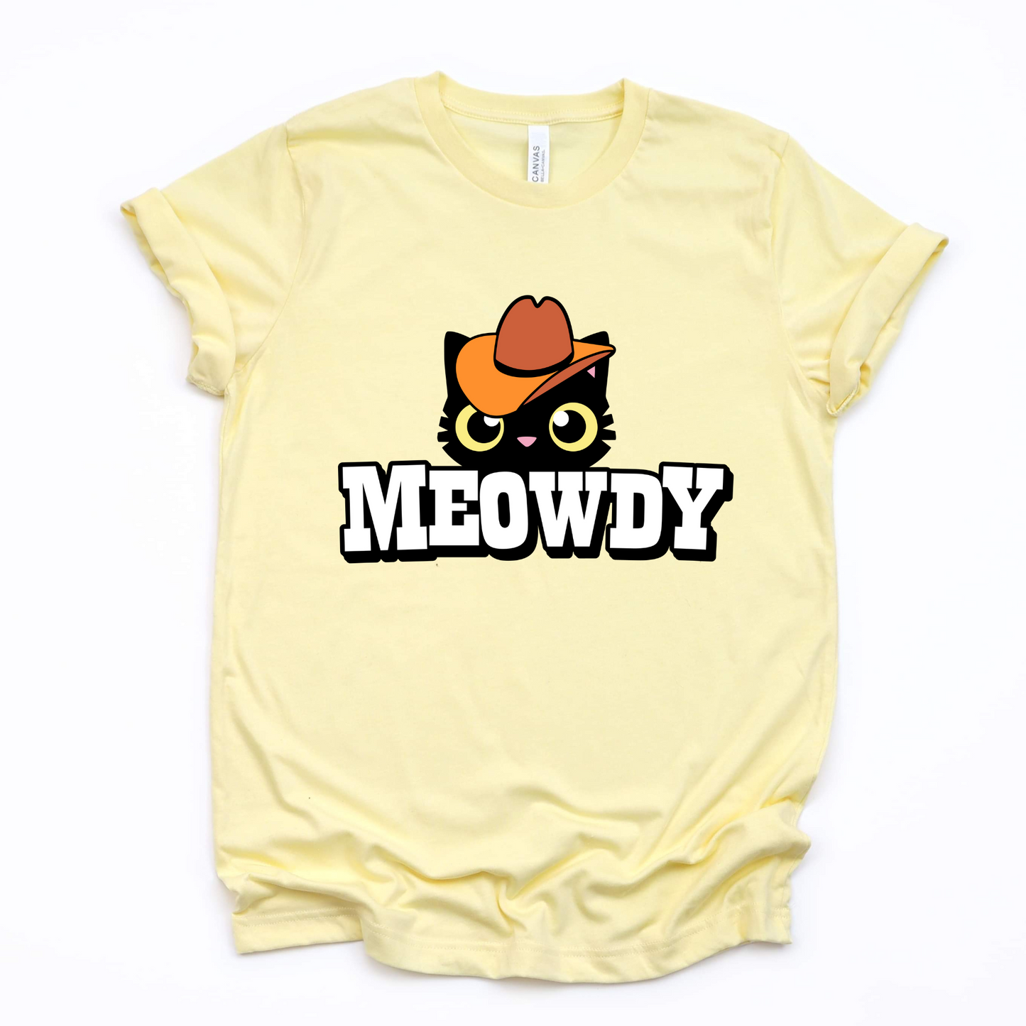 Wholesale Meowdy Graphic Tee - Ash Grey Tee