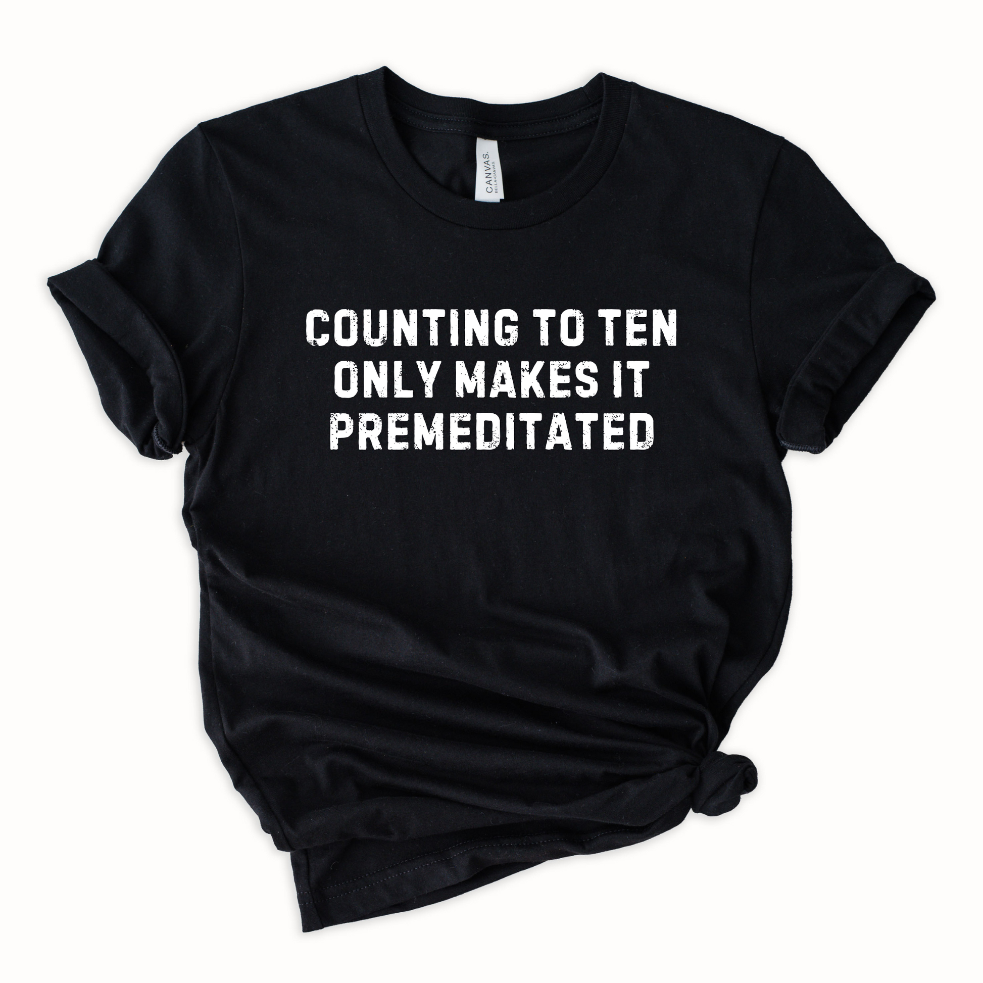 Wholesale Premeditated Graphic Tee - Black Tee