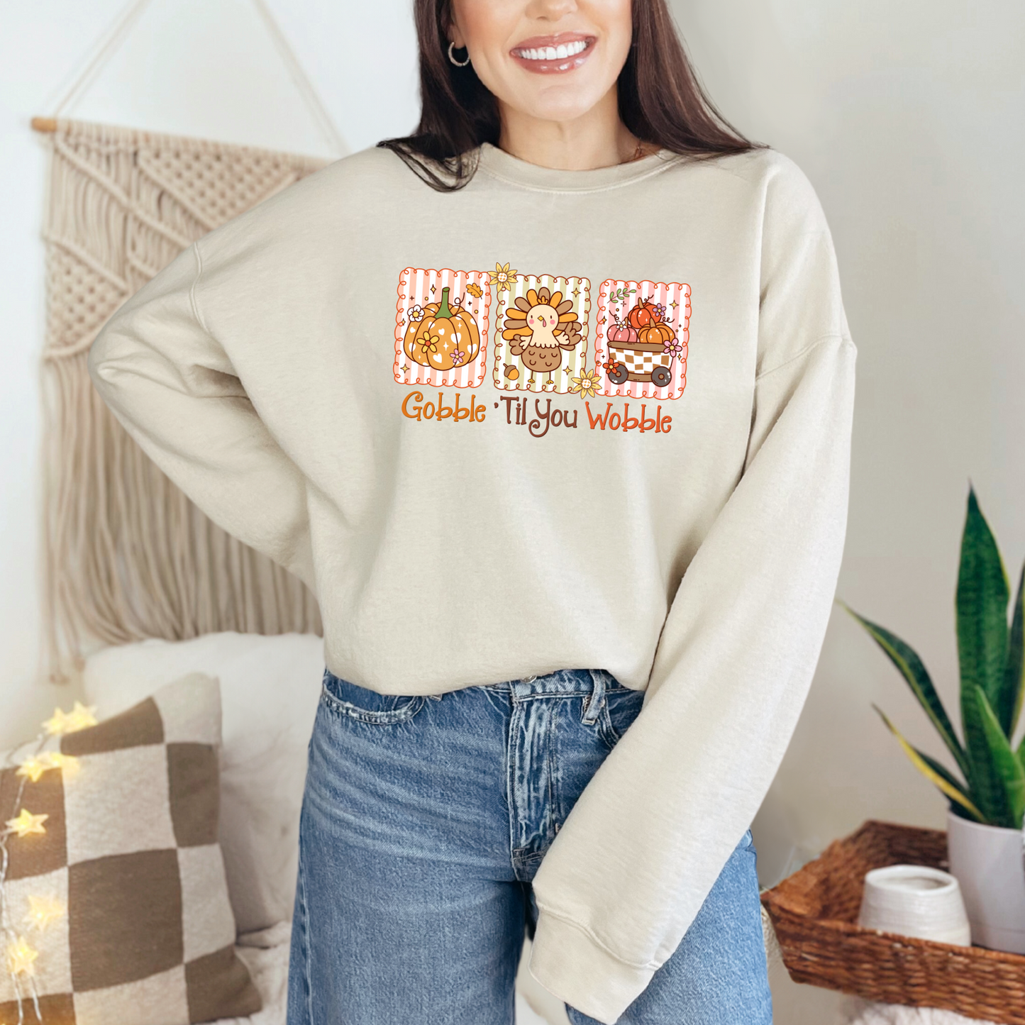 Gobble Til You Wobble Sweatshirt