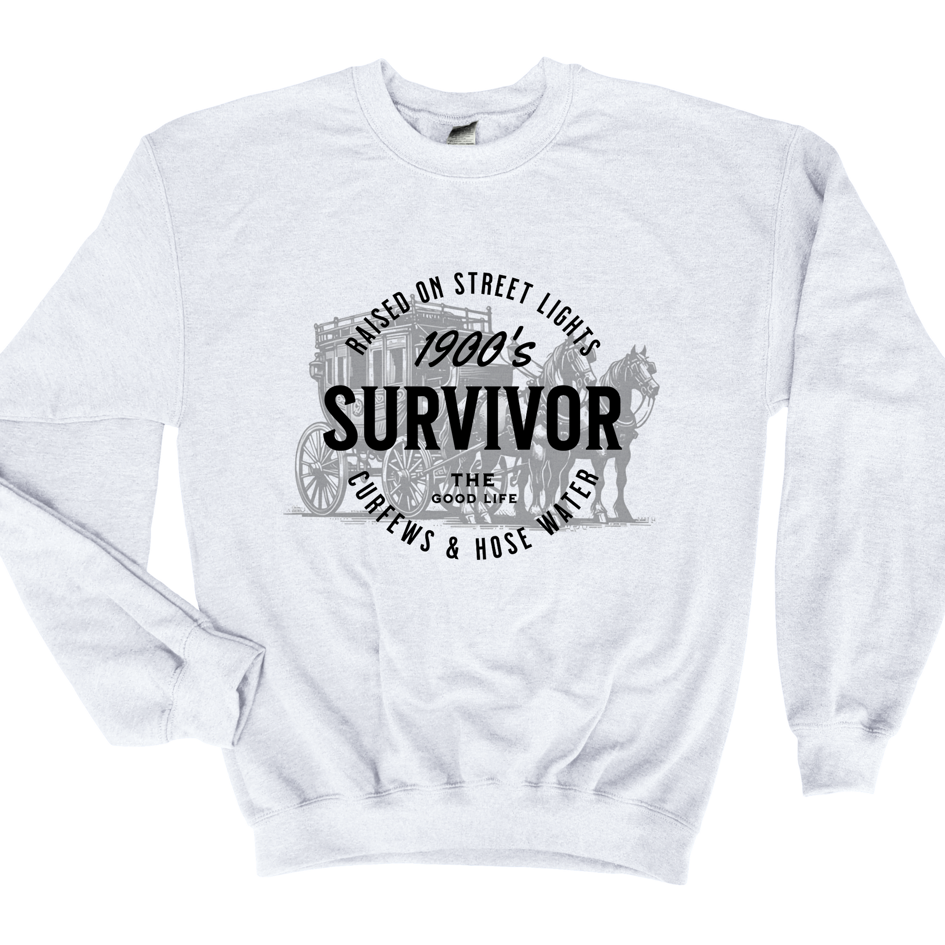 Wholesale 1900's survivor - Ash Tee