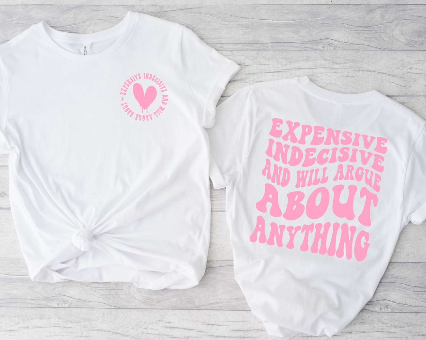 Wholesale Will argue about anything Graphic Tee - White Tee