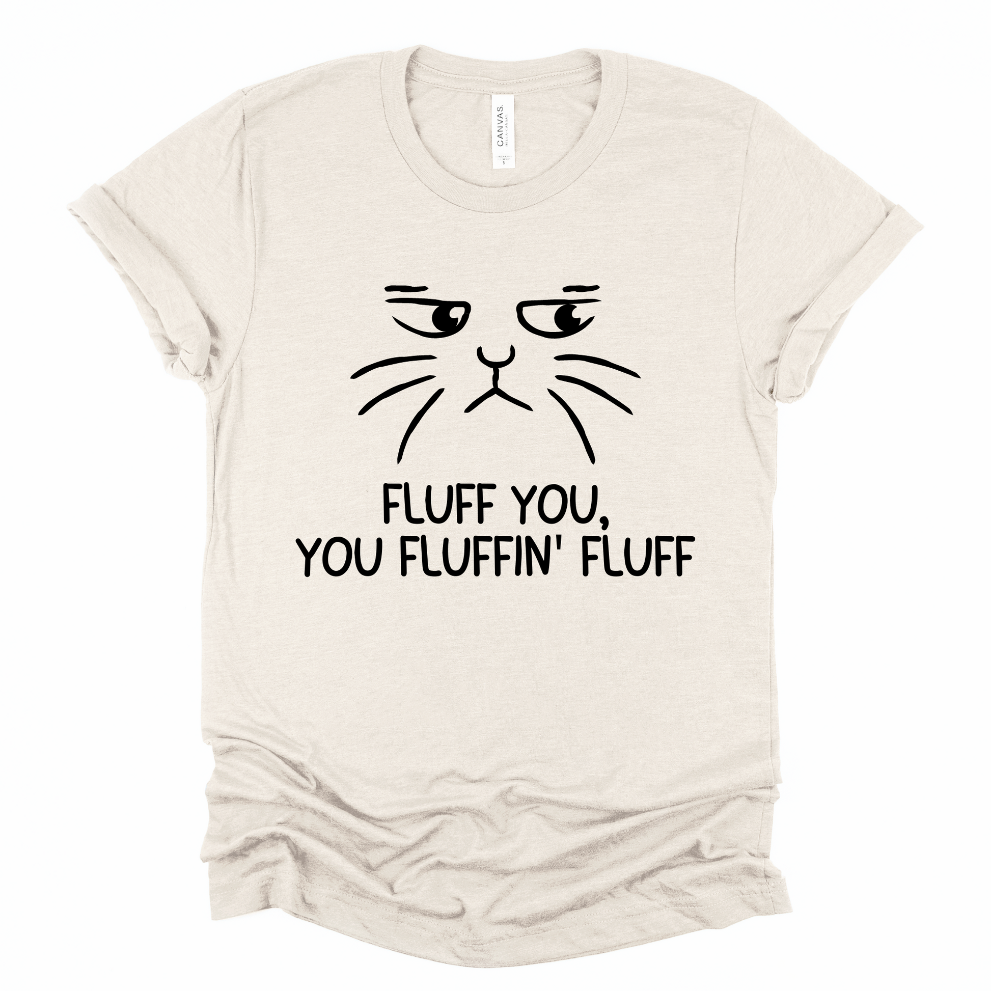 Wholesale Fluff You Graphic Tee - Sand