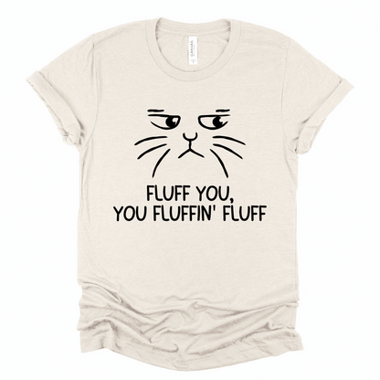Wholesale Fluff You Graphic Tee - Sand