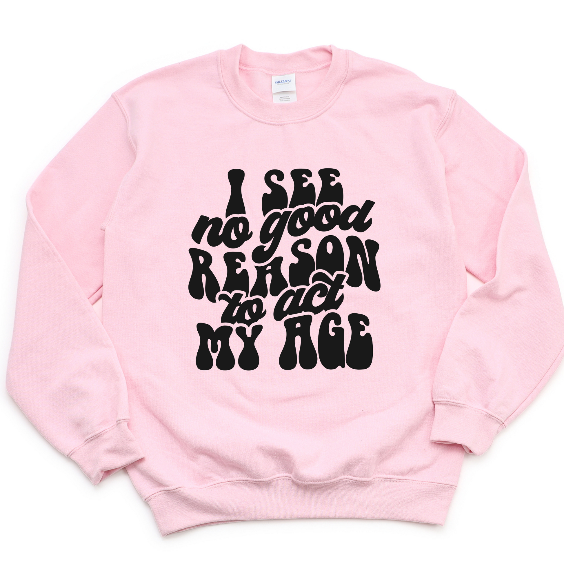 Wholesale No good reason Graphic Tee - Heather Grey Tee