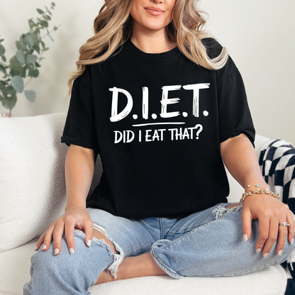 Wholesale D.I.E.T. Graphic Tee - Black Tee