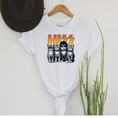 Wholesale Hiss Graphic Tee - White Tee