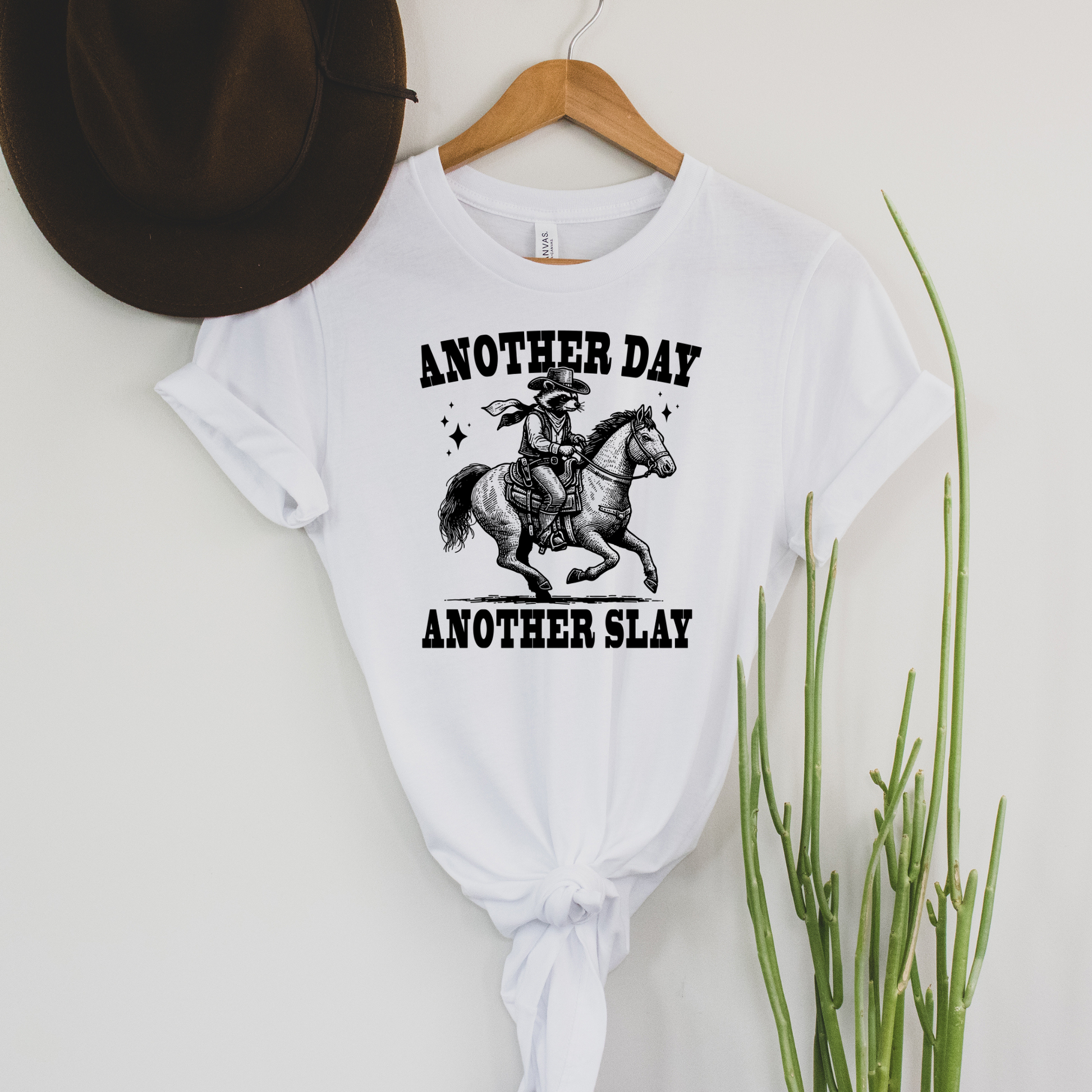 Wholesale Another Day Another Slay Graphic Tee - White Tee