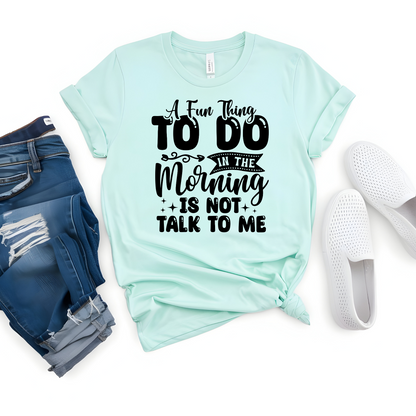 Wholesale Not Talk to Me Graphic Tee - Mint Tee