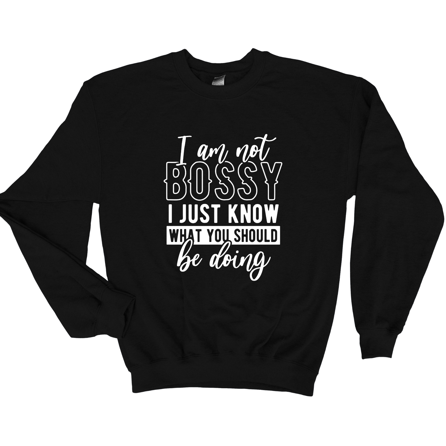 Wholesale I'm not bossy Graphic Tee - Navy Tee
