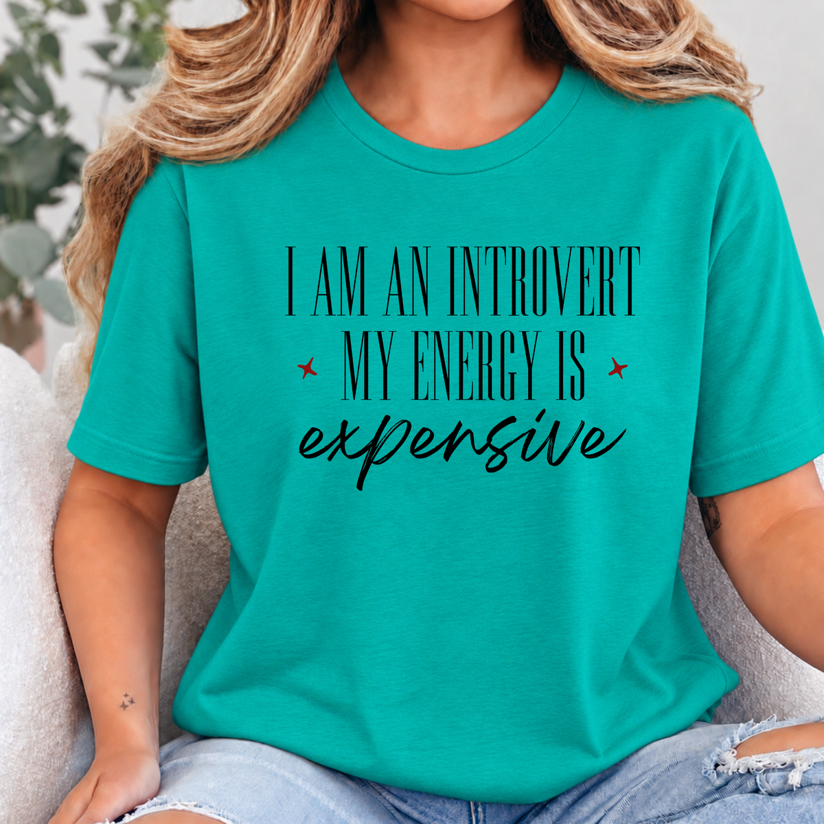Wholesale Energy is Expensive Graphic Tee - Teal