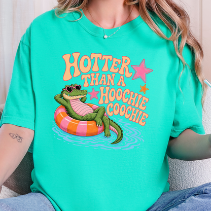 Wholesale Gator Hoochie Coochie Graphic Tee - CC Sea Green