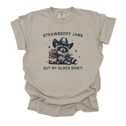 Wholesale Strawberry Jams Graphic Tee - CC Sandstone Tee