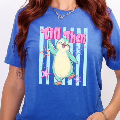 Wholesale Penguin Till Then Graphic Tee - Heather True Royal