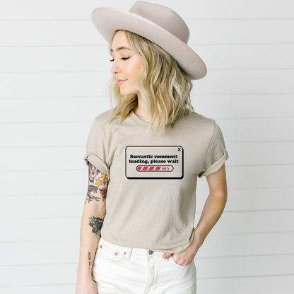 Wholesale Please wait Graphic Tee - Sand Tee