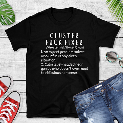 Wholesale Cluster Fuck Fixer - Black Sweatshirt