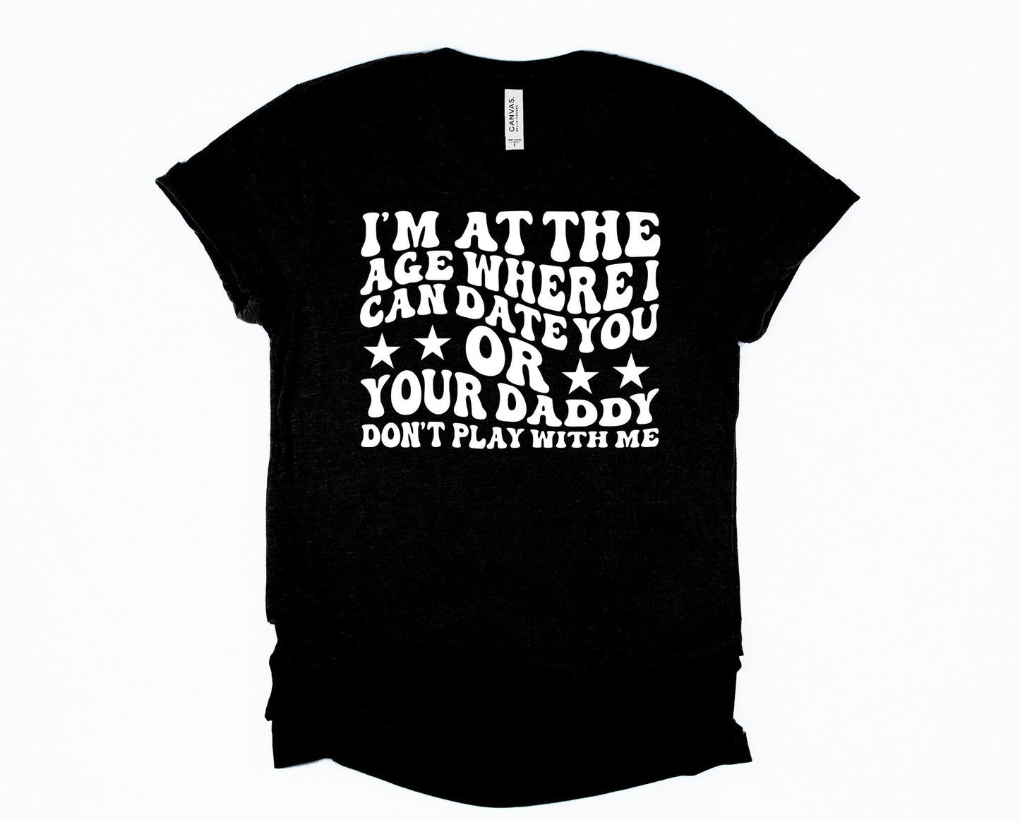 Wholesale Date You or Your Daddy Graphic Tee - Red