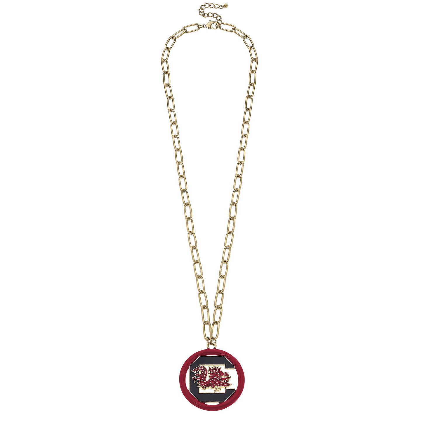 South Carolina Gamecocks Logo Medallion Necklace