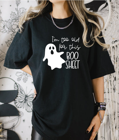 Wholesale Boo Sheet Graphic Tee - Purple
