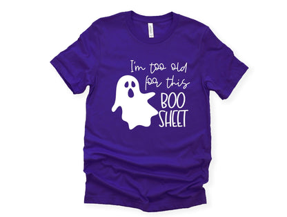Wholesale Boo Sheet Graphic Tee - Burnt Orange