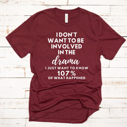 Wholesale 107 percent Graphic Tee - Maroon