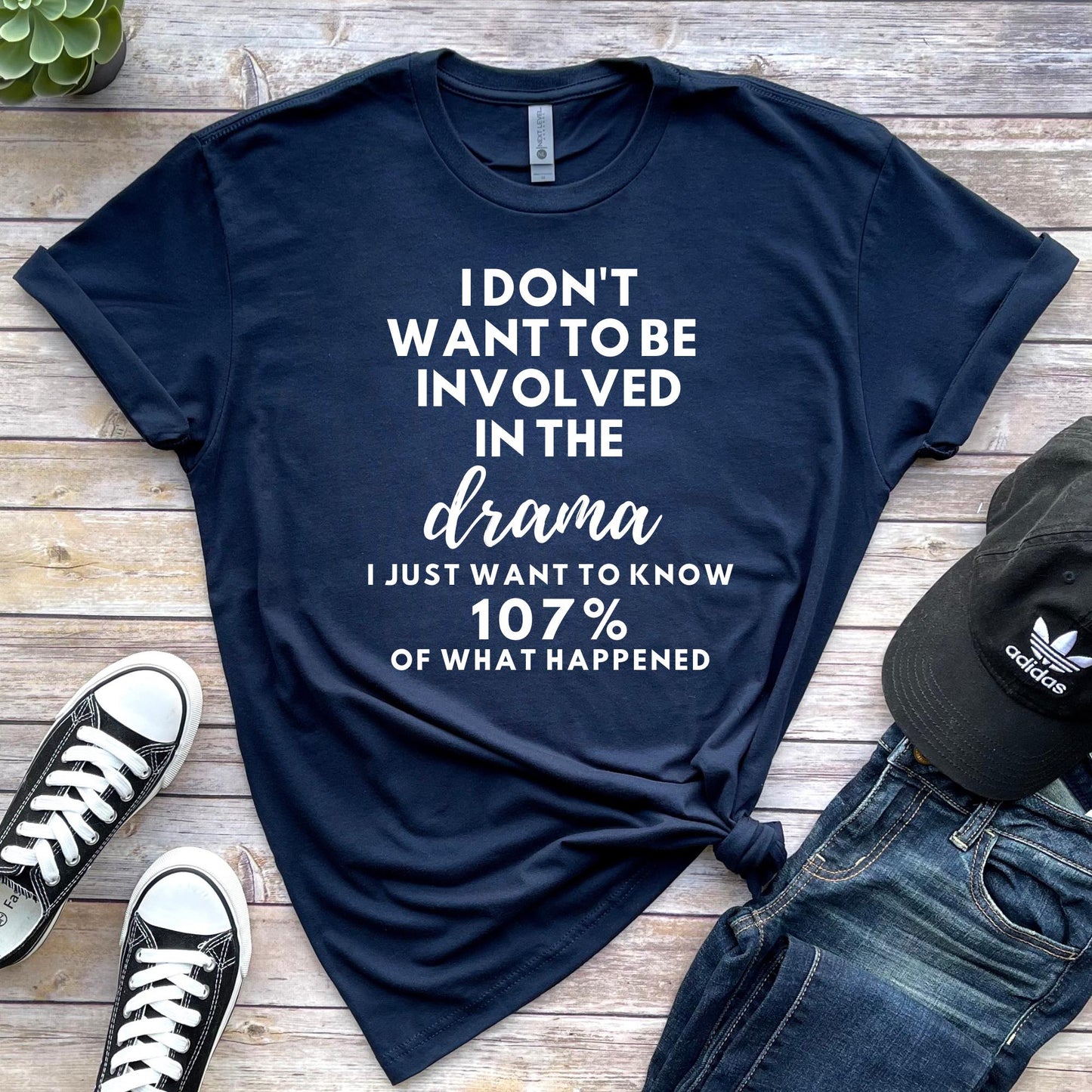 Wholesale 107 percent Graphic Tee - Navy Blue