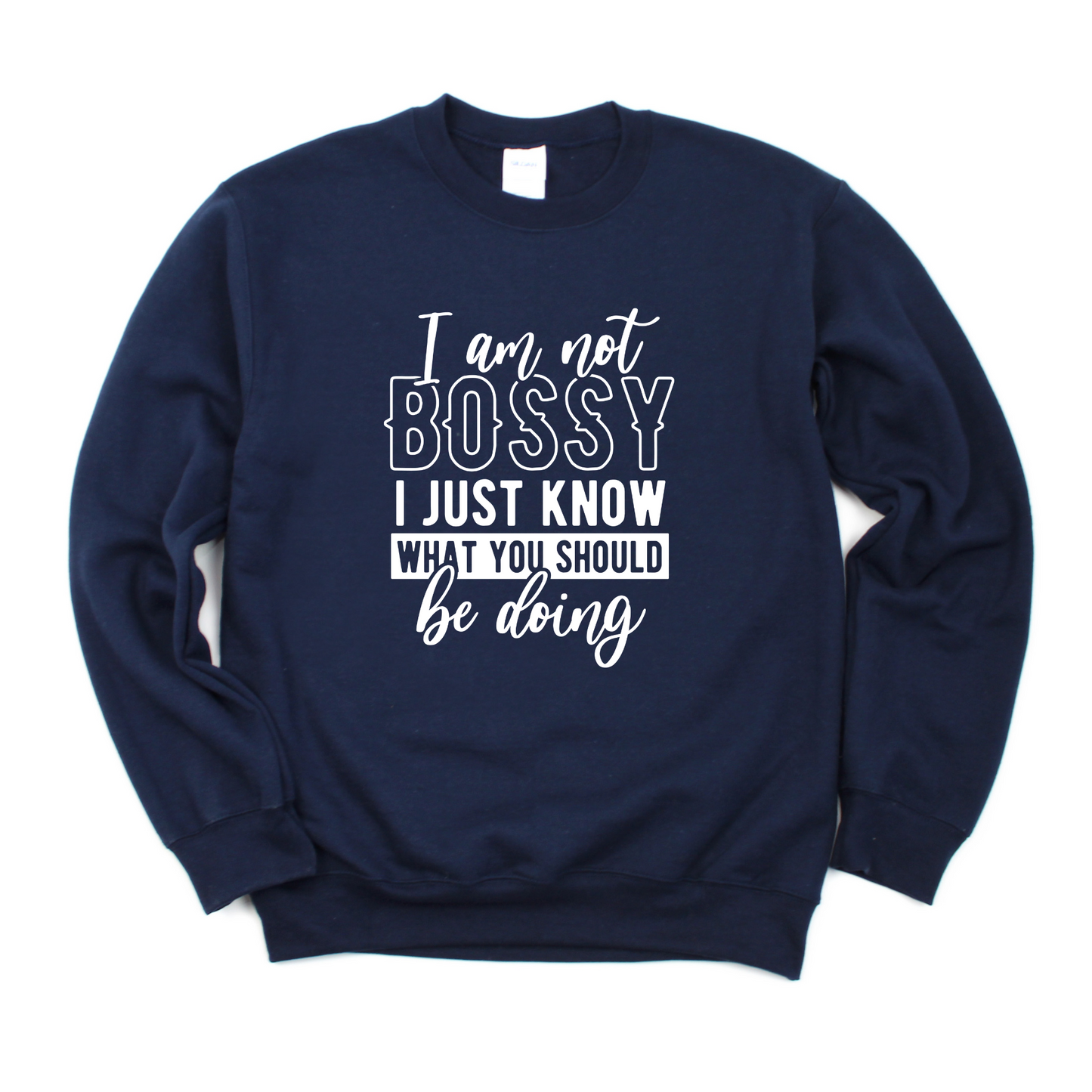 Wholesale I'm not bossy Graphic Tee - Black Sweatshirt