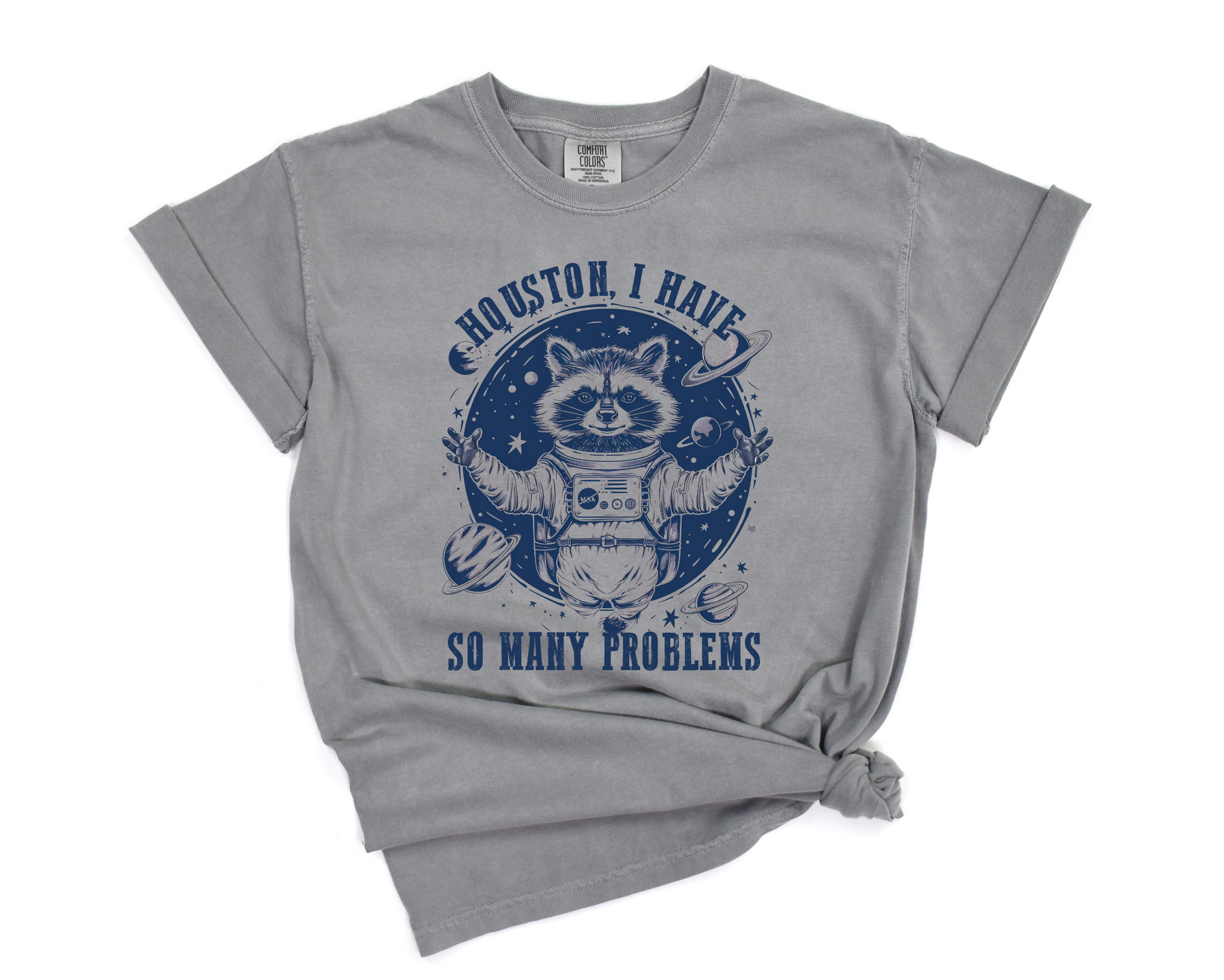 Wholesale So many problems Graphic Tee - CC Grey Tee