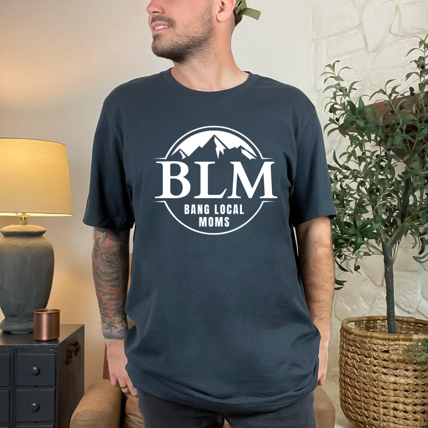 Wholesale BLM Graphic Tee - Dark Grey Tee