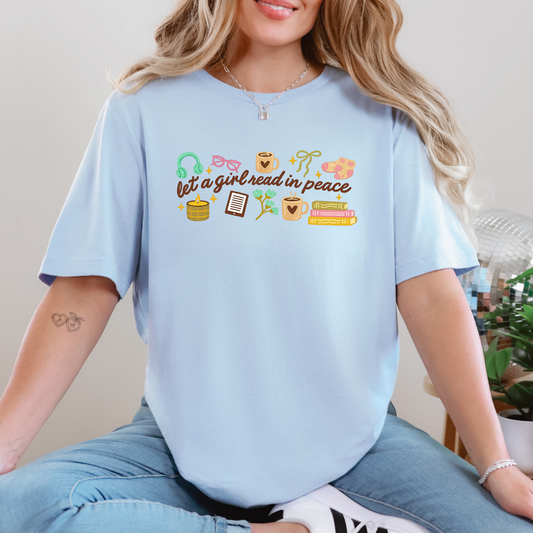 Let a Girl Read in Peace Graphic Tee