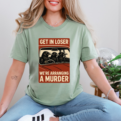 Wholesale Arranging a Murder Graphic Tee - Sage Tee