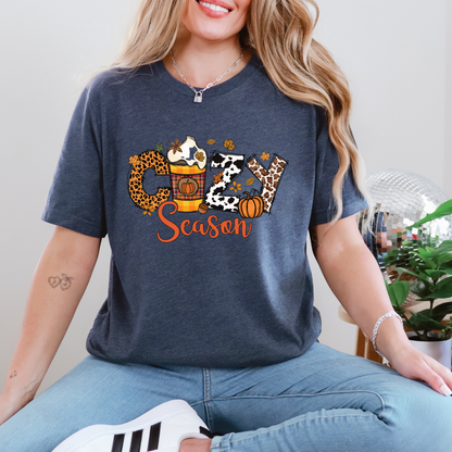 Cozy Season Cow Graphic Tee