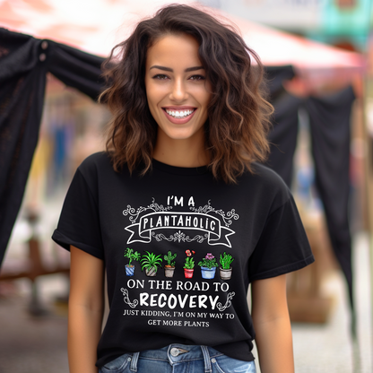 Wholesale Plantaholic Recovery Graphic Tee - Navy Tee