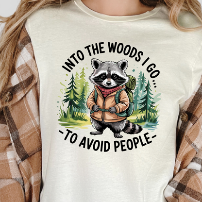 Wholesale Into the Woods Graphic Tee - Natural