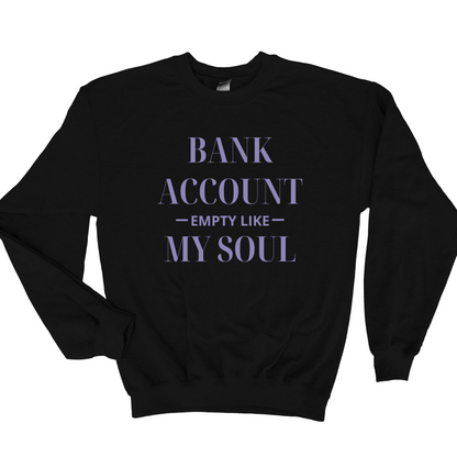 Wholesale Bank Account Empty - Black Tee
